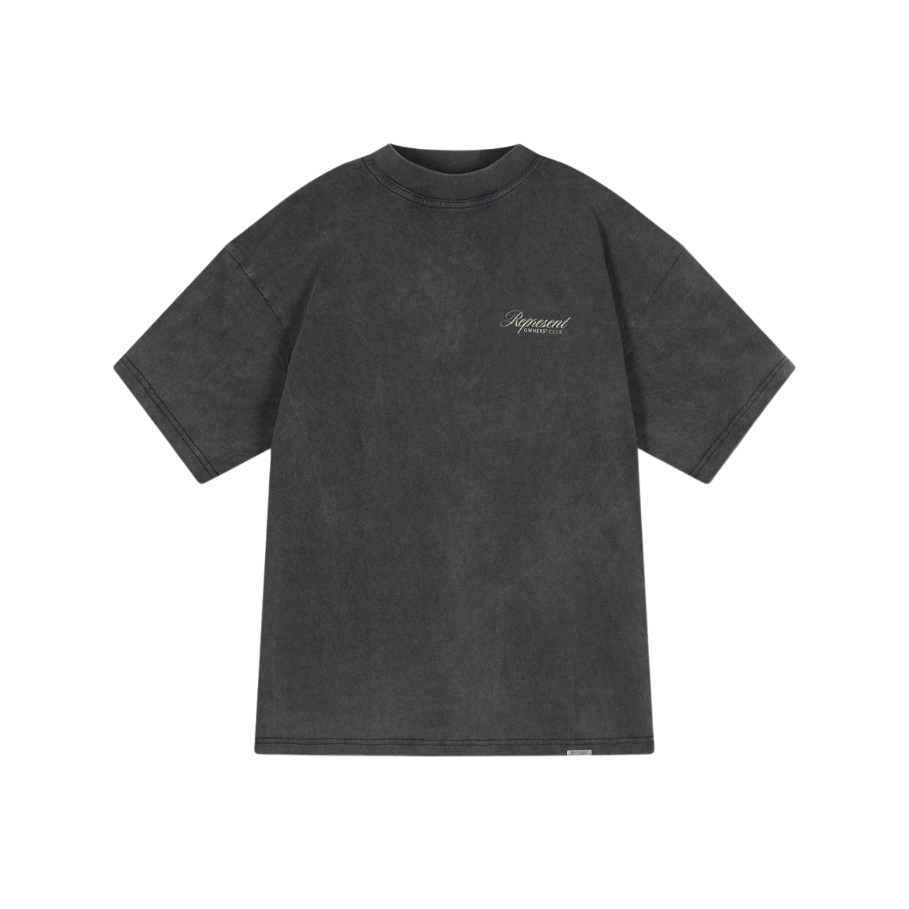 Polera Represent Owners Club Script Vintage Grey