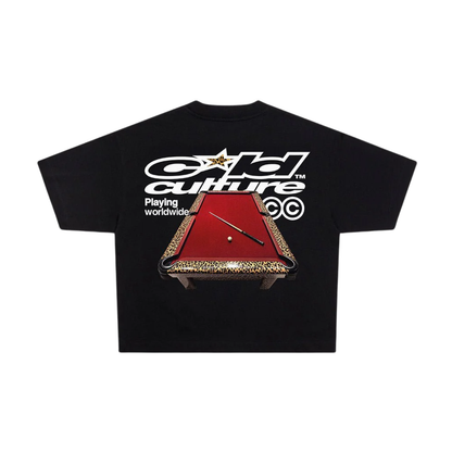 Polera Cold Culture Playing Worldwide Black