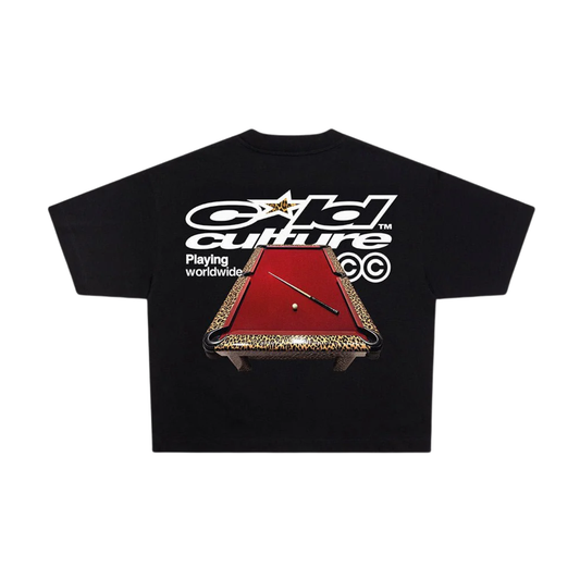 Polera Cold Culture Playing Worldwide Black