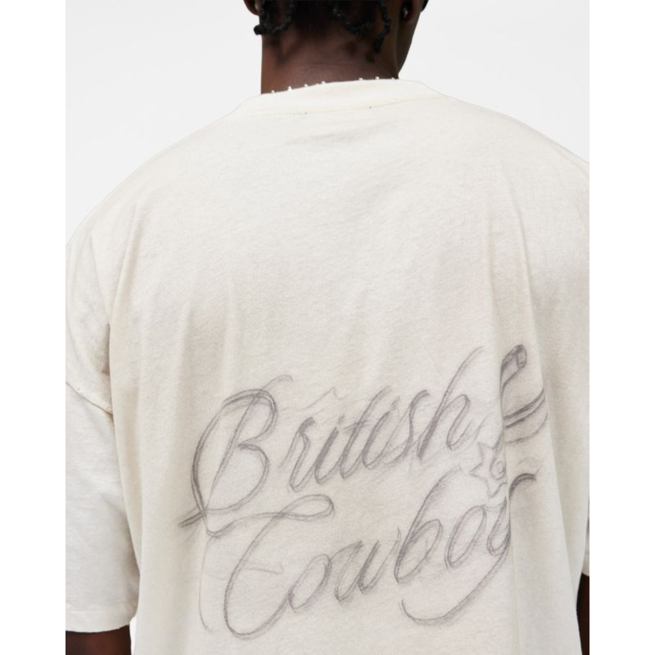 Polera Represent British Cowboys Washed Ecru