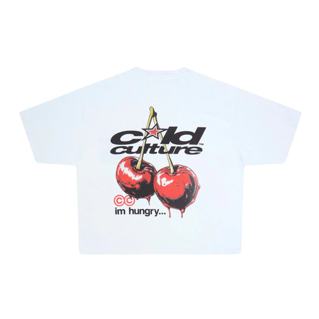 Polera Cold Culture Cherry White