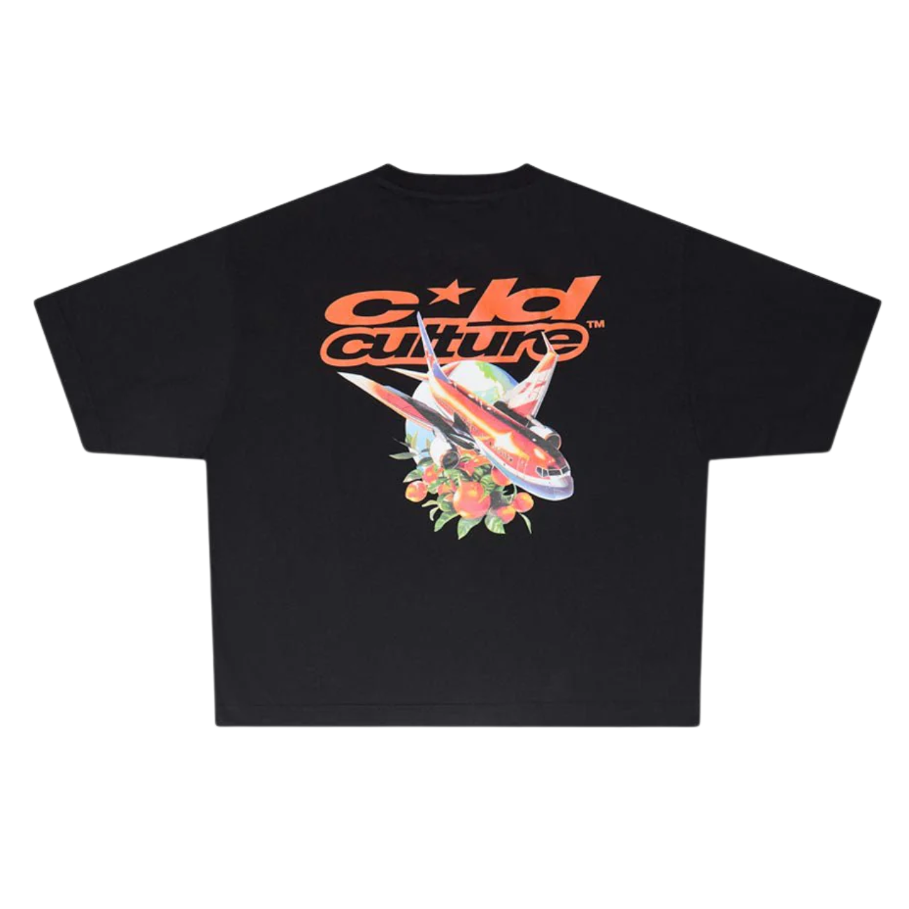 Polera Cold Culture Flight Path Black - XL