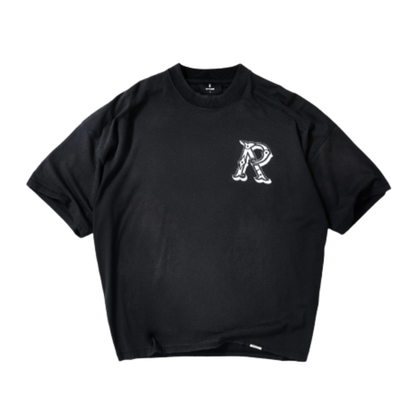 Polera Represent Western Initial Jet Black