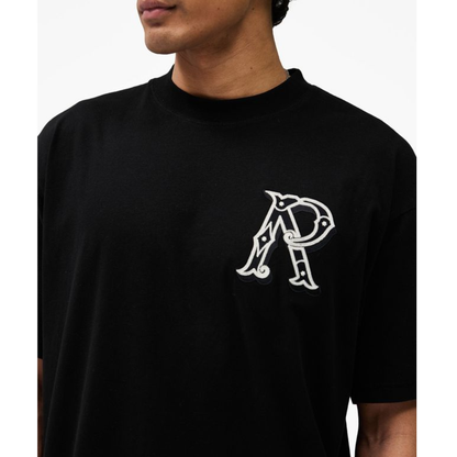 Polera Represent Western Initial Jet Black