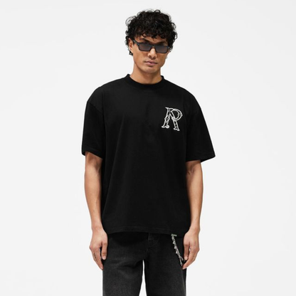 Polera Represent Western Initial Jet Black