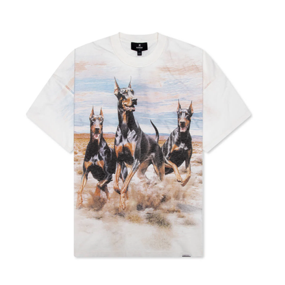 Polera Represent Western Dobermans Flat White