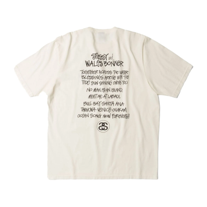 Polera Stüssy x Wales Bonner Ocean Song Ivory