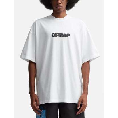 Polera Off-White Blurr Book Over White