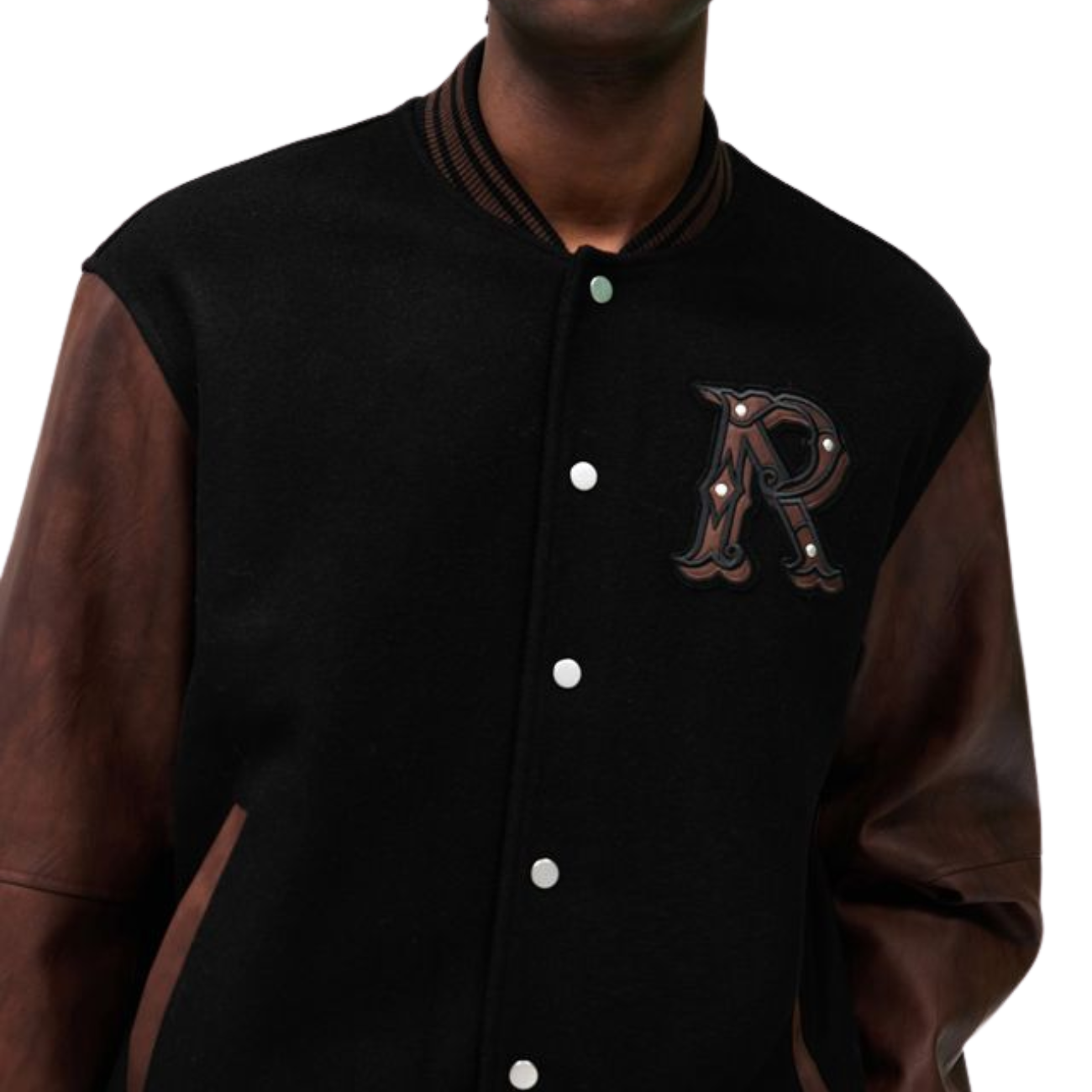 Chaqueta Represent Varsity Bomber Jet Black