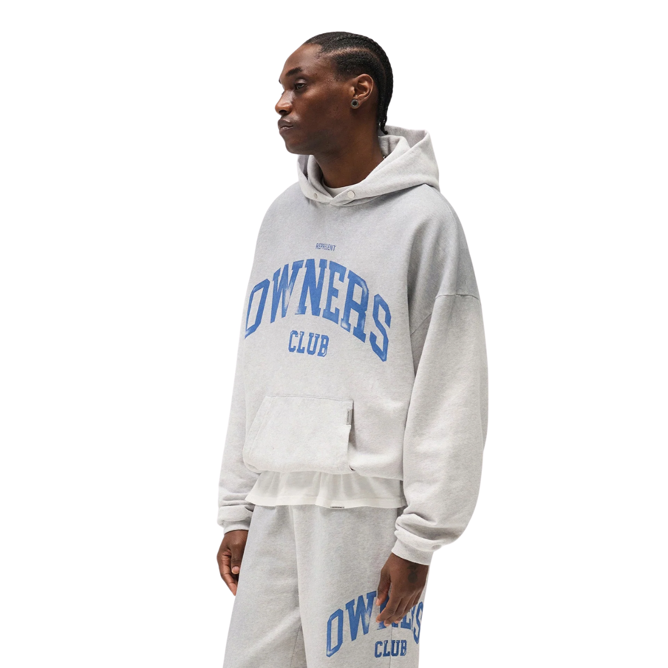 Poleron Represent Owners Club Ice Grey