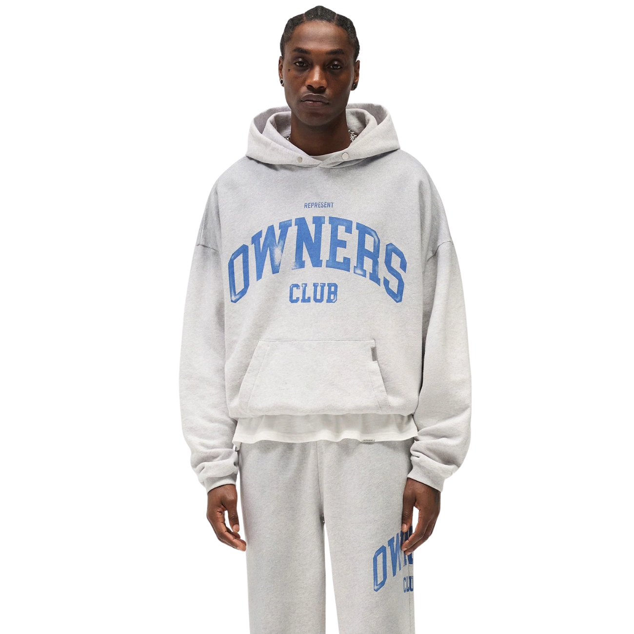 Poleron Represent Owners Club Ice Grey