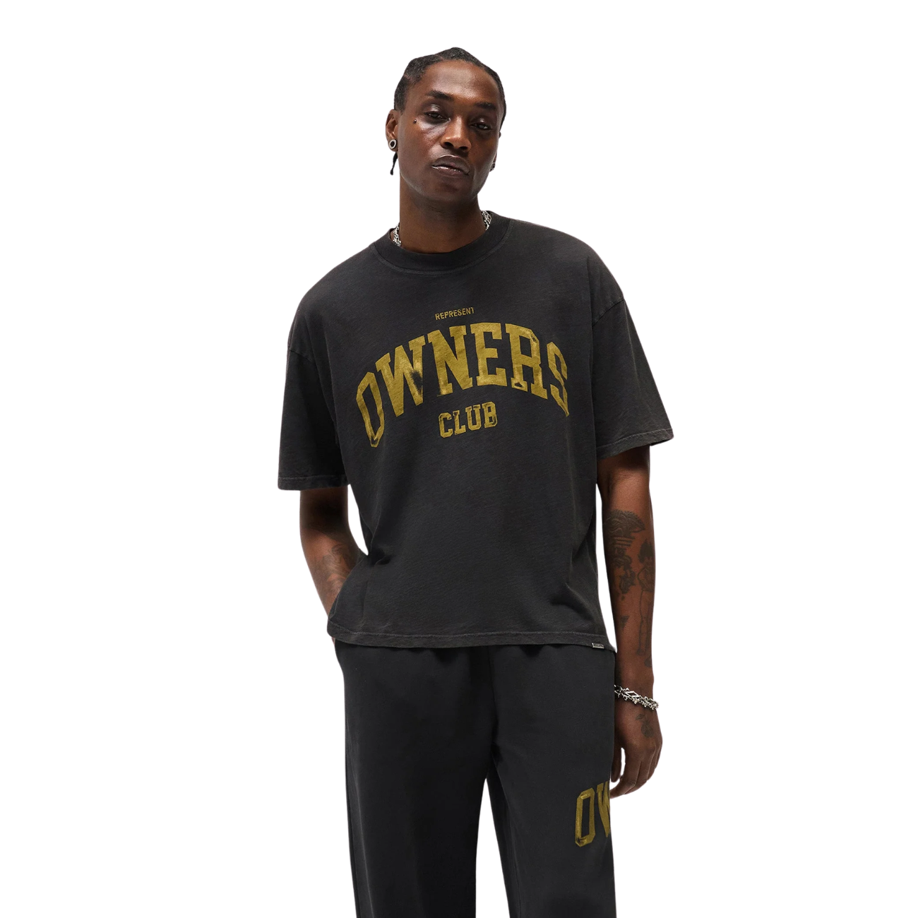 Polera Represent Owners Club Faded Black