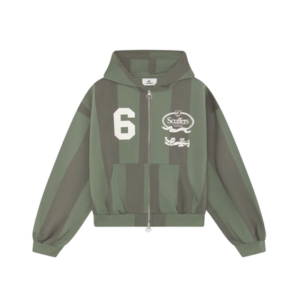 Poleron Scuffers Picadilly Green Zipper