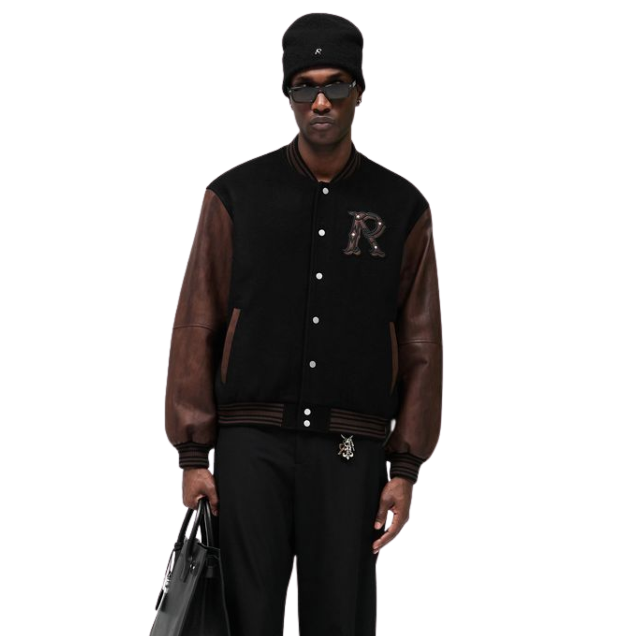 Chaqueta Represent Varsity Bomber Jet Black