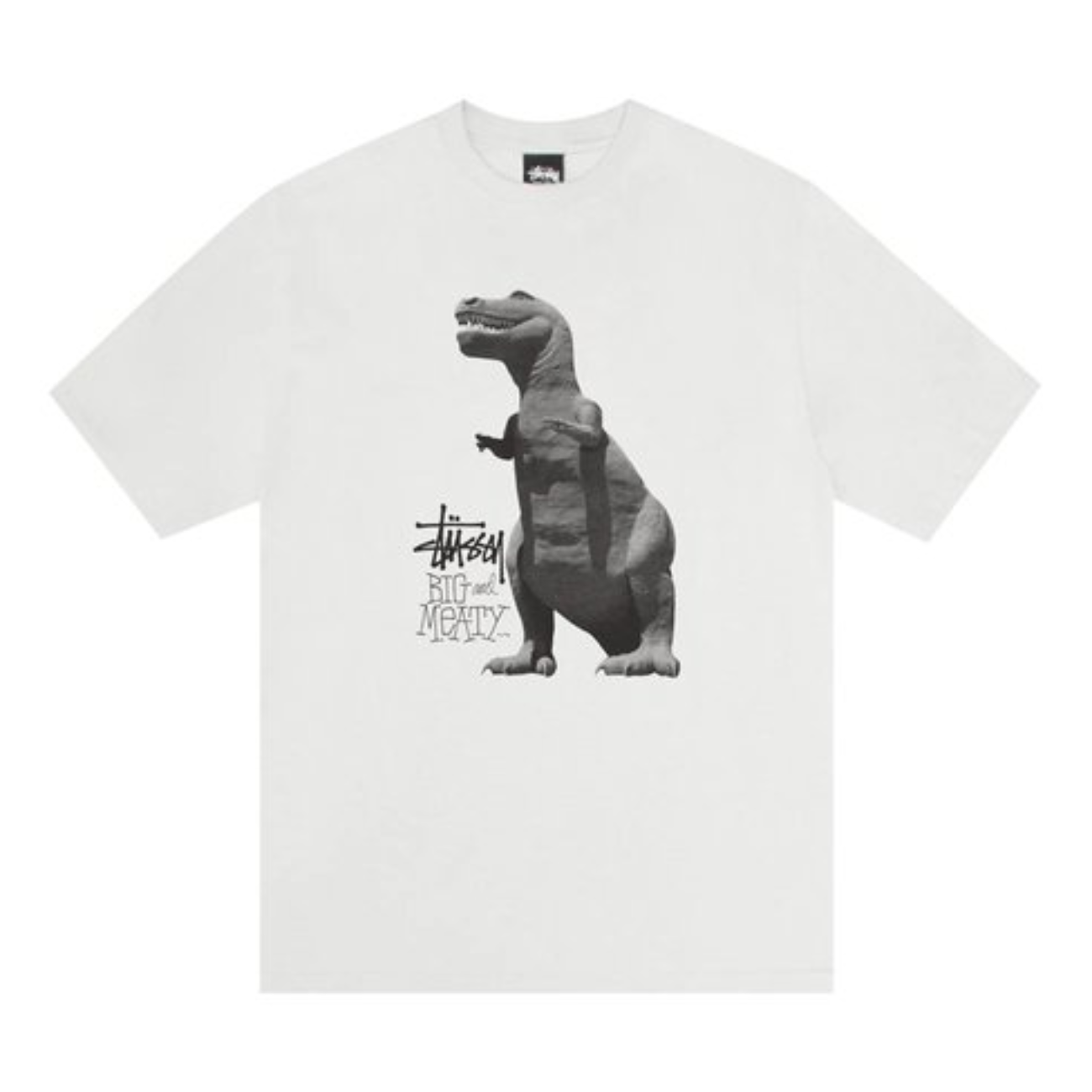 Polera Stussy Big & Meaty Pig Dyed Natural