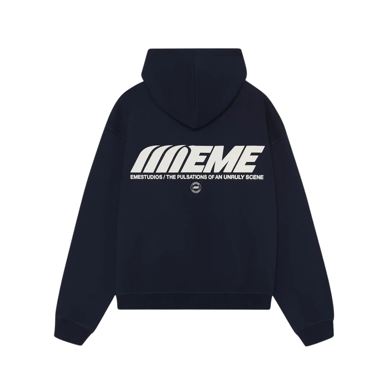 Poleron Eme Studios Peyas Navy Oversized