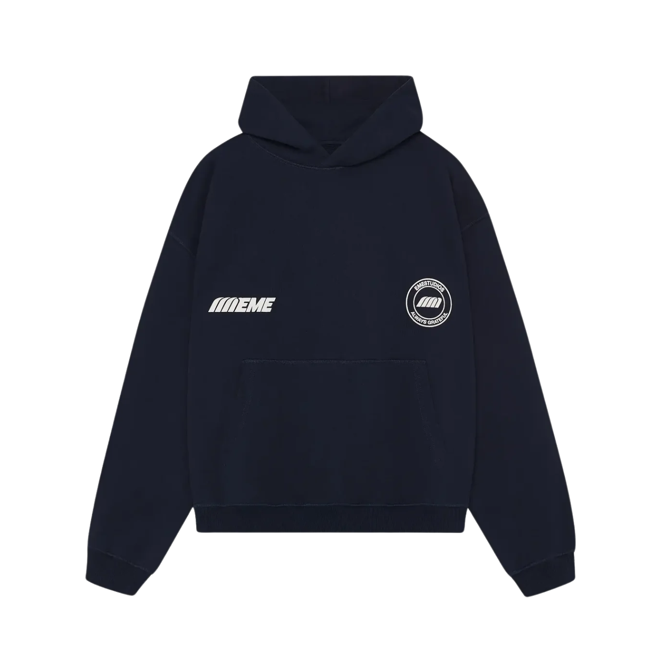Poleron Eme Studios Peyas Navy Oversized