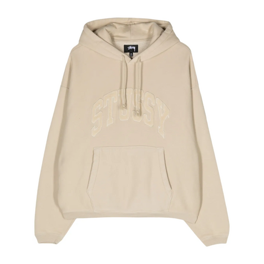 Poleron Stussy Big Logo Beige