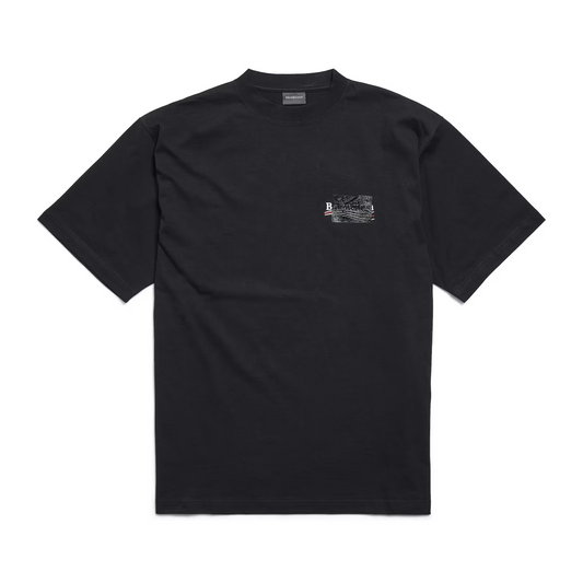 Polera Balenciaga Gaffer Large Fit - Talla 1