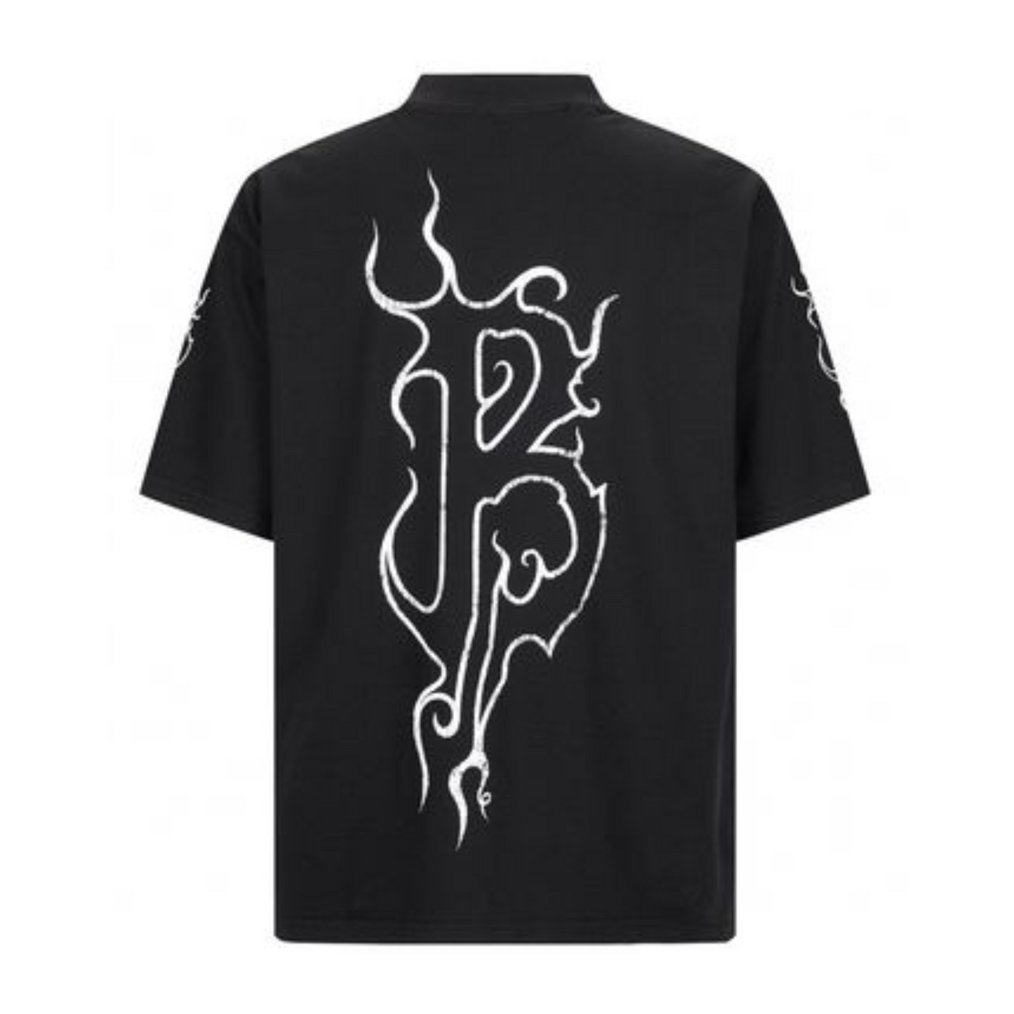 Polera Balenciaga Distressed Large Fit - Talla 1
