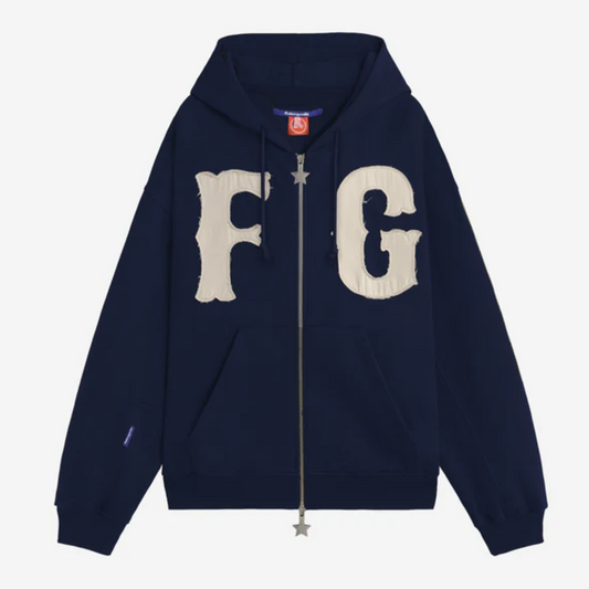 Poleron Fake Gods Zipper FG Navy