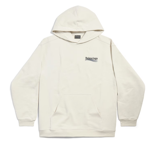Poleron Balenciaga Political Campaign Cream Oversize