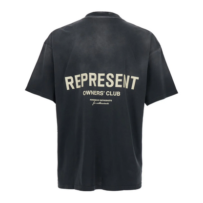 Polera Represent Owners Club Aged Black
