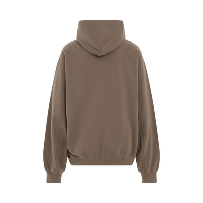 Poleron Balenciaga Destroyed Logo Taupe - Talla M