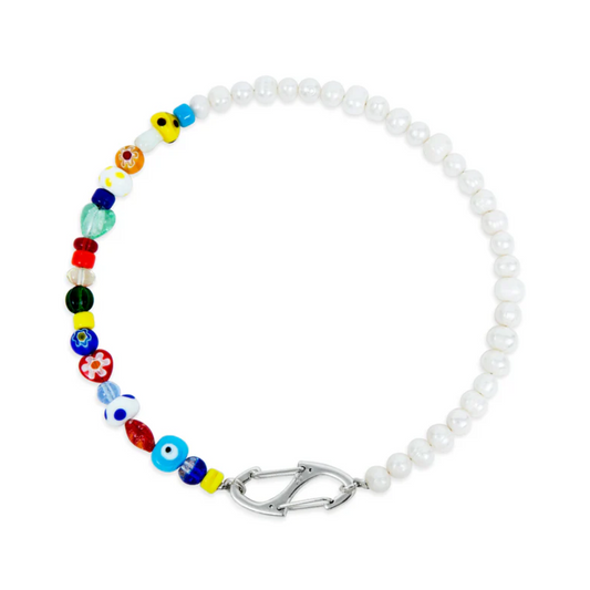 Collar Twojeys  Pearls Clasp