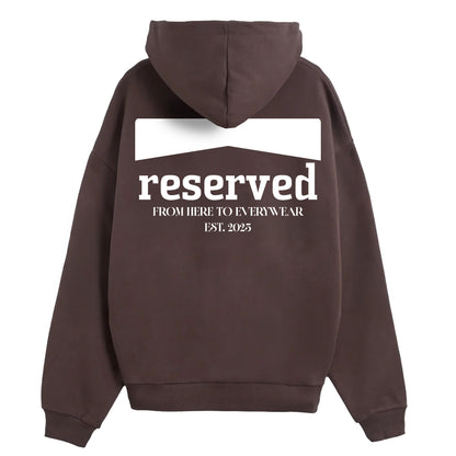 Poleron Reserved Typer French Terry Brown