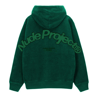 Poleron Nude Beast Zip-Up Green