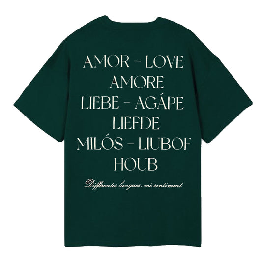 Polera Amour Apparel Boxy Green