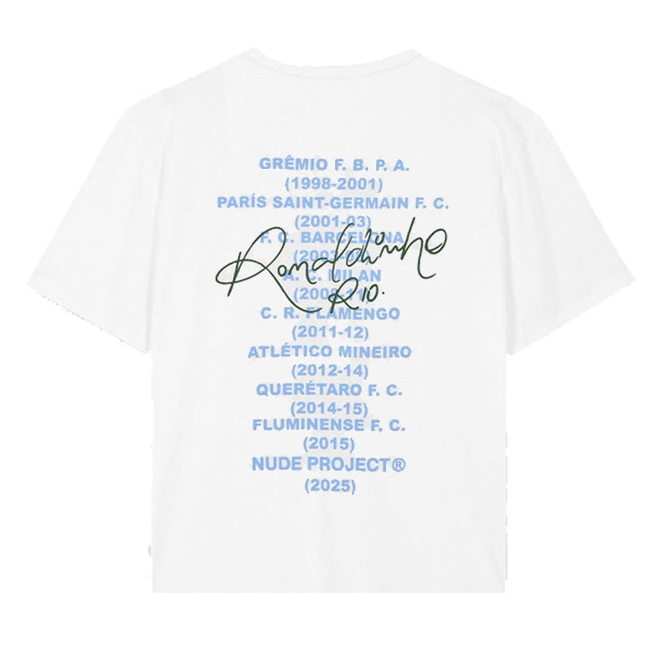 Polera Nude Project Palmares White
