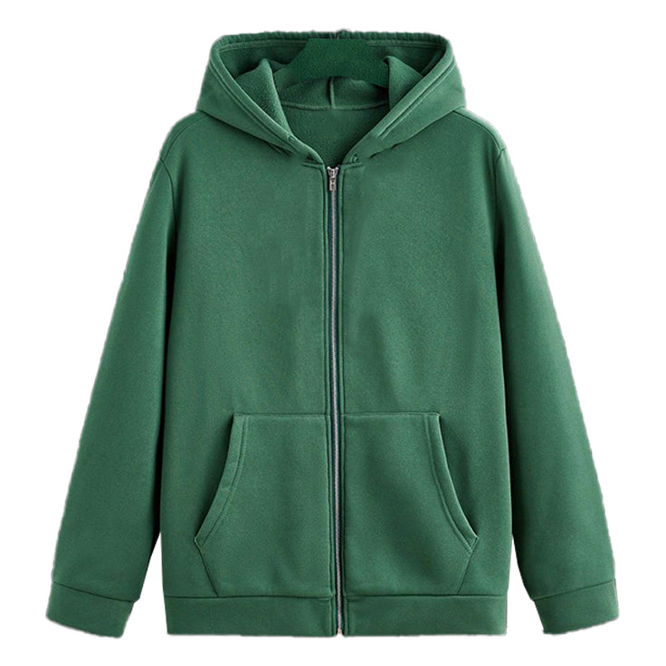 Poleron Nude Beast Zip-Up Green