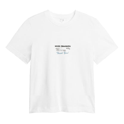 Polera Nude Fuck Normal White