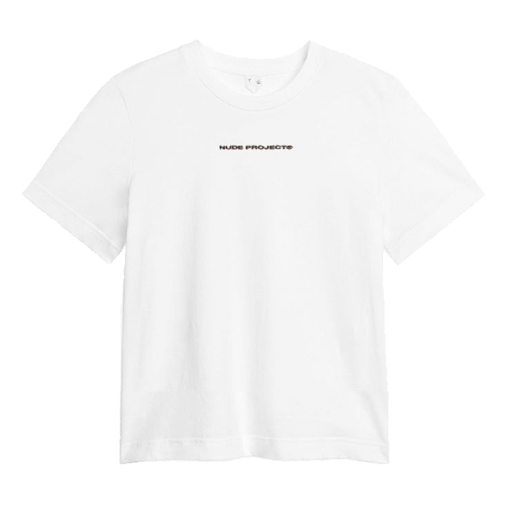 Polera Nude Cherry Tee White