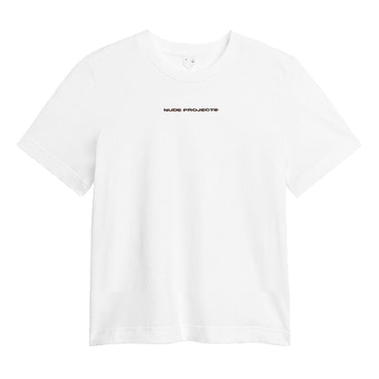 Polera Nude Cherry Tee White