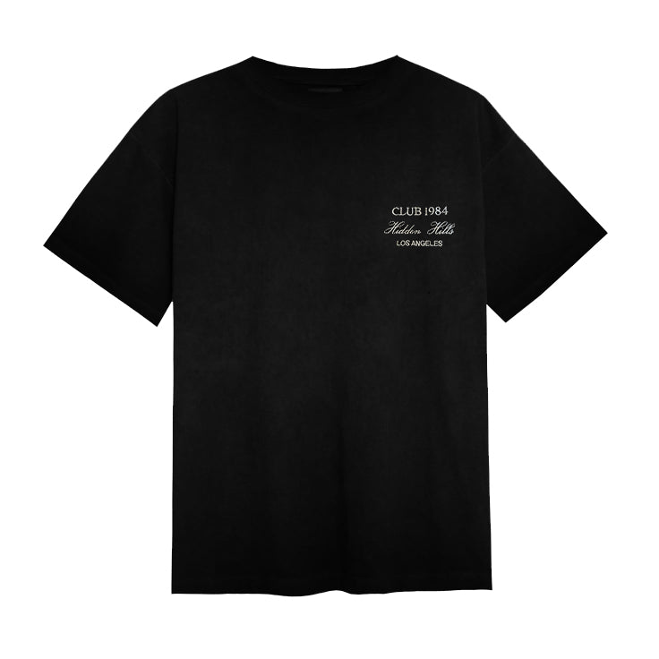 Polera Club 1984 Distressed Black - M
