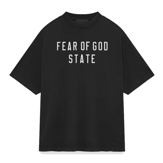 Polera Essentials Heavy Crewneck Black FW24