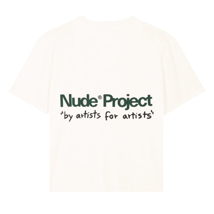 Polera Nude Cult Tee Washed Off-White