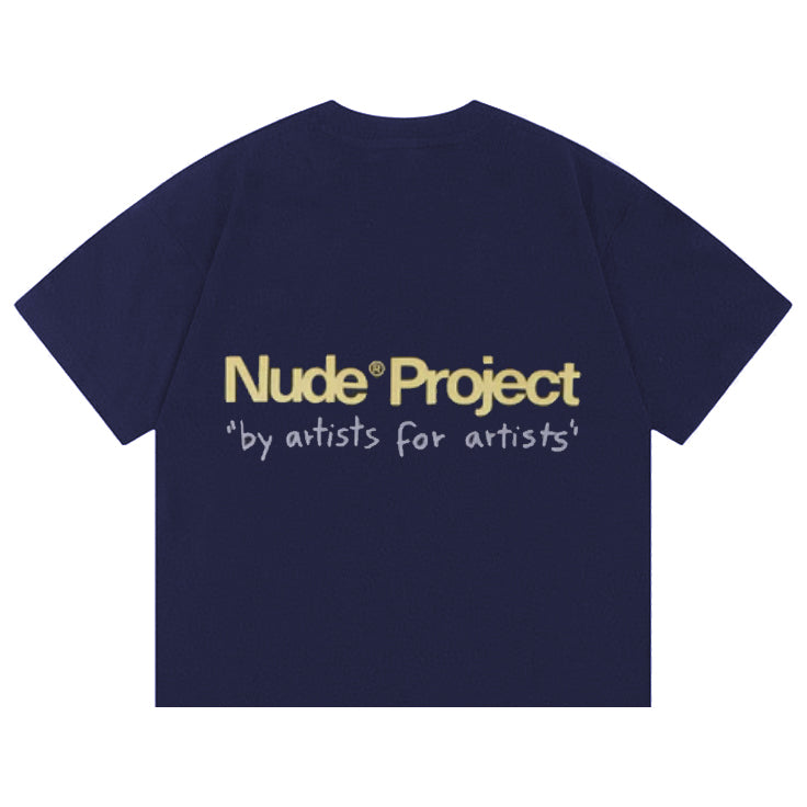 Polera Nude Cult Tee Washed Navy - XL