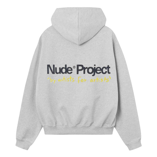 Poleron Nude Cult Washed Light Grey - XL