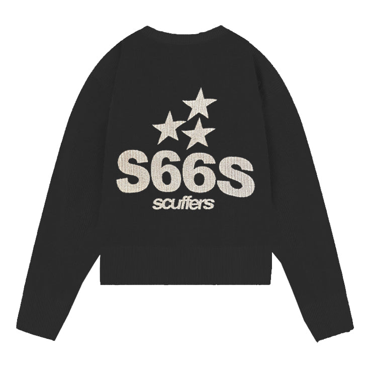 Sweater Scuffers Stars Black - L