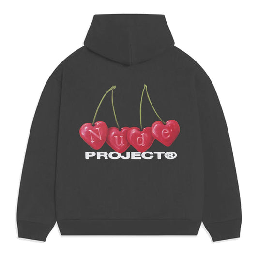Poleron Nude Cherry Hood Black Ash