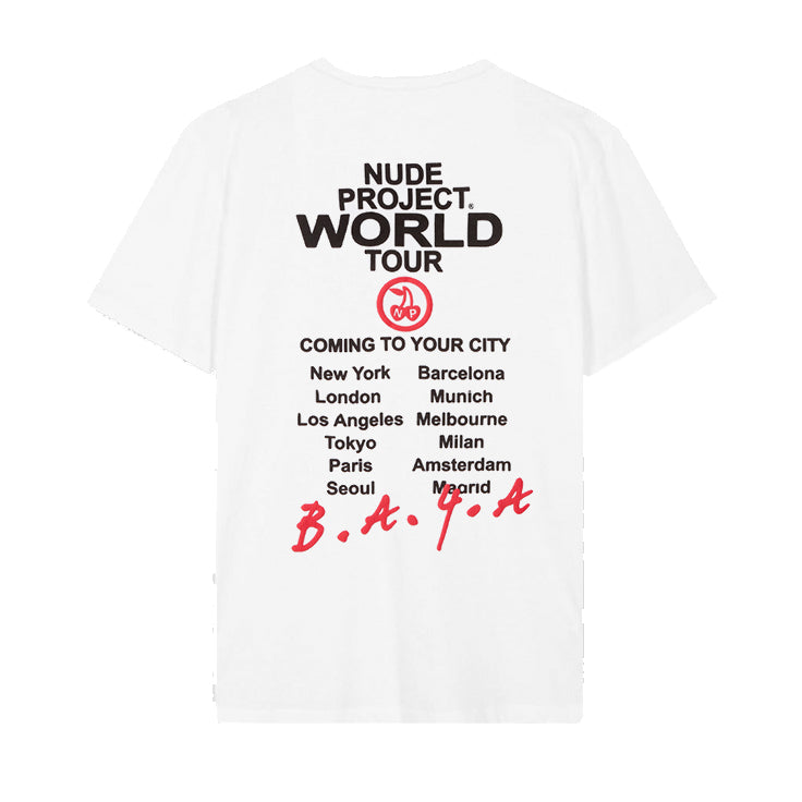 Polera Nude Tour White