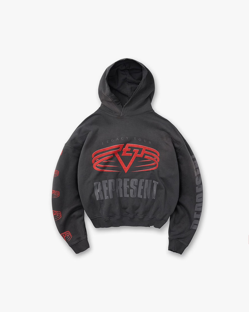 Poleron Represent Reversible Living Legacy Tour Hoodie Sun Fade Grey