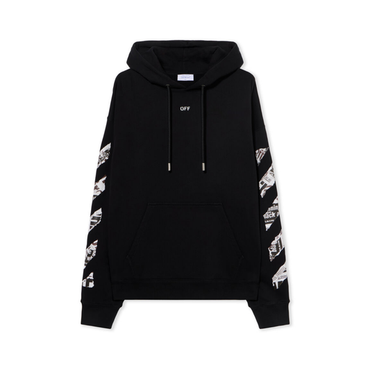 Poleron Off-White Newspaper Arrow Skate Black