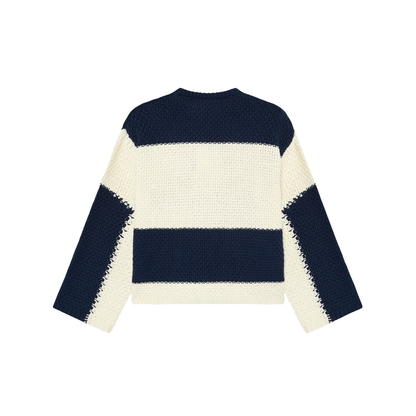 Sweater Eme Studios Layr Navy Knit