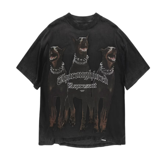 Polera Represent Thoroughbred Vintage Black