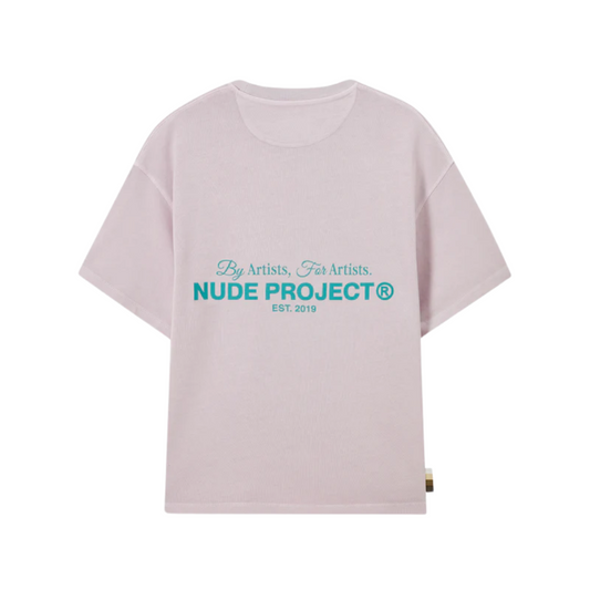 Polera Nude CULT Garment Dye Lilac